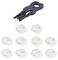 RJ45LOCKANDKEY - RJ45 Port Locks with Security Key, 10 Pack