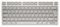 JK-7110GB-25 - KW 7100 MINI BT Compact Wireless Bluetooth Keyboard for Mac, Moonlight White