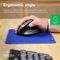 25371 - TM-270 Wireless Rechargeable Ergonomic Mouse, Black