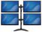 ARMBARQUAD - Desktop Quad Monitor Stand, up to 27"