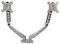 ARMSLIMDUOS - Desk Mount Dual Monitor Arm with USB 3.0 Hub, up to 32" Silver