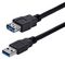 USB3SEXT2MBK - USB-A Plug to USB-A Socket USB 3.0 Extension Lead, 2m