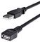 USBEXTAA6BK - USB A Male to USB A Female USB 2.0 Extension Lead, 1.8m