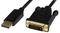 DP2DVIMM3BS - DisplayPort to DVI-D Active Adaptor Lead, 0.9m Black