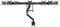 3M1A3SG-MONITOR-ARM - Desk Mount Crossbar Triple Monitor Arm, up to 27"