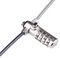 SNBLC4D-LAPTOP-LOCK - Slim Lock Noble Wedge Slot Combination Laptop Cable Lock, 1.5m