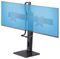 2MC1S-MONITOR-STAND - Desktop Crossbar Dual Monitor Desk Stand, up to 27"