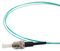 005-416-010-01 - Multimode OM4 50/125µm ST Pigtail Fibre Optic Patch Lead, 1m
