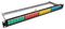FFK24MTCOL4 - 24 Port Colour Coded Keystone Patch Panel, Multicolour