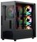 LUCID-BLK - Lucid Micro ATX / Mini ITX aRGB Gaming Case, Black
