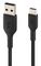 CAB002BT1MBK - BoostCharge Braided USB-A to USB-C Lead, 1m Black