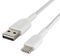 CAB002BT1MWH - BoostCharge Braided USB-A to USB-C Lead, 1m White