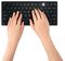 K75502UK - Multi-Device Dual Wireless Keyboard, Black