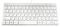 KYBAC395V2-USBWHT - Super Slim Mini USB Wired Keyboard, White