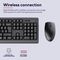 25436 - Primo Wireless Keyboard & Mouse Deskset, Black