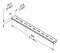 R1288/CBK - Clamp Bar & Foam Strip for use with Utility / Rack Shelves