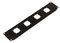 R1274 - 19" Rack Panel Punched for 4x Socapex - 2U