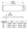 R1287/1BK - 19" Security Rack Panel - 1U