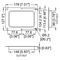 D2101/7Z - 7mm (1/4") Shallow Zinc Plain Dish