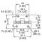 P0625K - Heavy Duty Steel Lift-Off Hinge, Black