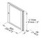 R8460-06 - 6U Mesh Rack Cabinet Door