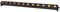 LEDJ67B - Slimline 12Q5 Batten 12 x 5W RGBA LED Bar, Black