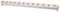 LEDJ67C - Slimline 12Q5 Batten 12 x 5W RGBA LED Bar, White