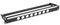 R2269/1UK-08 - 19" Rack Panel Punched for 8 D Series Connectors - 1U