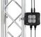 COLOUR RAIDER PACK - EQLED038 - Colour Raider Uplighter Pack, 4x 4W RGBW Quad Colour LEDs