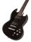 BUFFALO-ST BK - Double Cutaway Electric Guitar with 2x Humbuckers, Black