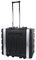 ABS-6UTR - 19" Rack ABS Flight Case with Trolley Handle and Wheels- 5U