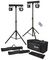 STEREO BAR - 4x50W Par Can RGBW 2x Bar Set with Stands, IR & Foot Control