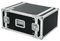 CR206BLKM - 6U 19" Rack Flight Case, 45cm Depth