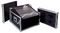 SA06BLKM - 6U 19" Rack Flight Case 45cm with 10U Adjustable Mixer Space