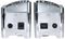 EQLED039A - 4x24W LED Portable Wireless Uplighter RGBW Bundle, Chrome