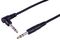 PLS00727 - 6.35mm 1/4" Stereo Male to 90° Male Jack Lead, 2m