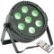 THINPAR7X6-RGBW - 42W LED Par Can RGBW with IR Control