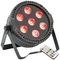 THINPAR7X6-RGBW - 42W LED Par Can RGBW with IR Control