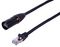 PLS00919 - RJ45+Shell to RJ45 CAT5e SF/TP Stage Lead, 3m