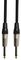 190.371UK - Retro Braided Guitar Lead, Plug to Plug, 3m, Black