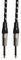 190.372UK - Retro Braided Guitar Lead, Plug to Plug, 3m, Black/White