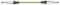 190.373UK - Retro Braided Guitar Lead, Plug to Plug, 3m, Grey/Gold