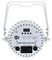 LEDJ254AZ - DMX 6-In-1 LED PAR Lighting Unit with Mounting Brackets, 98W