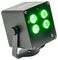 TINYLED-RGB-WASH - Battery Powered Pocket Size 4x 3W RGB Wash LED Effect Light