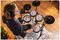 NITROMAXKITXEUK - NITRO MAX KIT - 8 Piece Electronic Drum Kit with Mesh Heads and Bluetooth