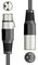 190.081UK - 3 Pin XLR Plug to 3 Pin XLR Socket Shielded Microphone Lead, 3m