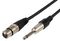190.087UK - Shielded 6.3mm Mono Jack Plug to 3 Pin XLR Socket Microphone Lead, 6m