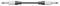 190.142UK - 6.3mm Mono Jack Plug to 6.3mm Mono Jack Plug Guitar Lead, 6m