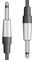 190.142UK - 6.3mm Mono Jack Plug to 6.3mm Mono Jack Plug Guitar Lead, 6m