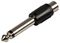 756.019UK - RCA Phono Socket to 6.3mm Mono Jack Plug Adaptor